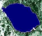 plan d'eau vue de dessus